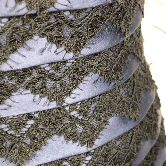 Carmen Marc Valvo Strapless Navy and Black Bandage Special Occassion Dress S/8 - Picture 9 of 16